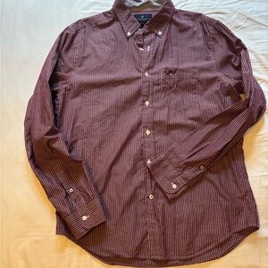 🚨2 for $12🚨Striped Burgundy Shirt